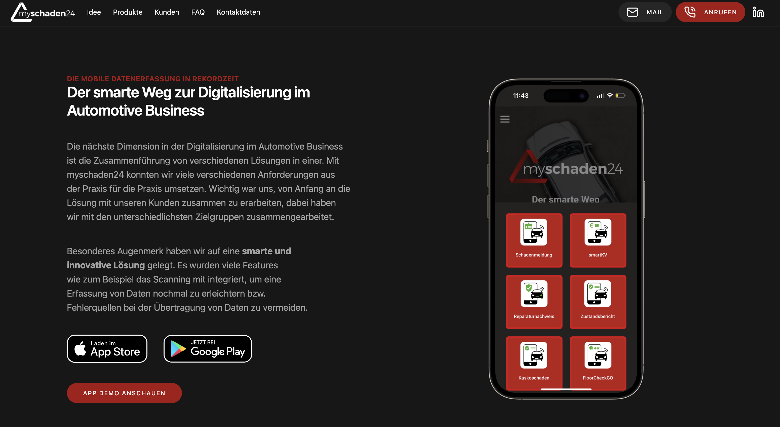 myschaden24 Landing Page